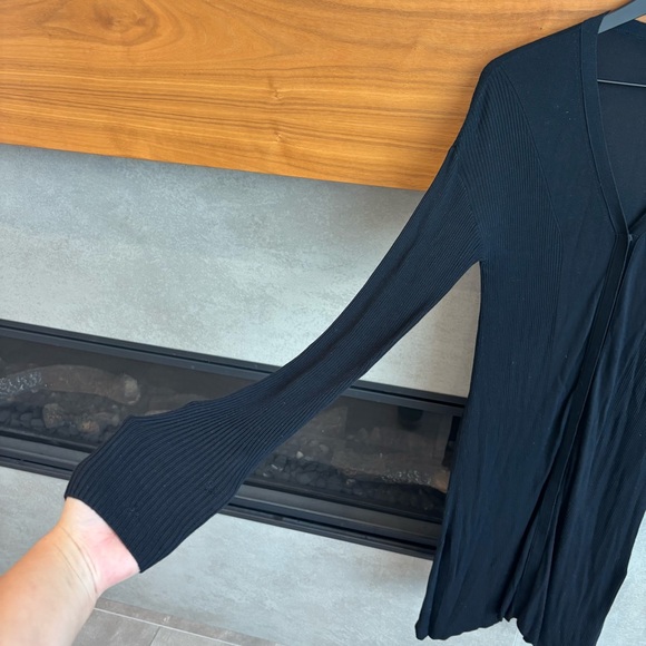 ADEAM Black Cardigan Dress, Size L - Picture 11 of 16